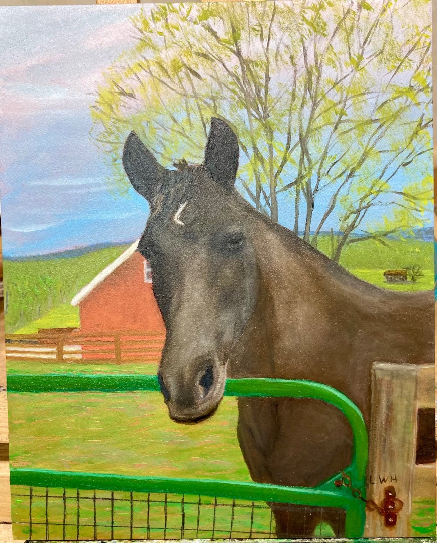 Allie - artwork by Larry Heffner:  