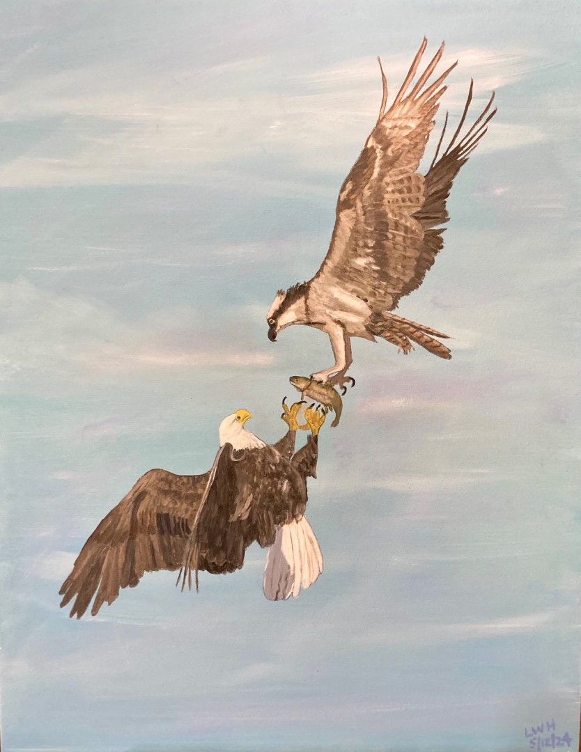 Struggle - artwork by Larry Heffner:  