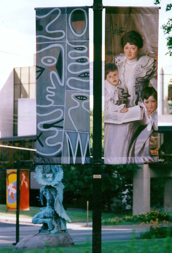Hand Painted Outdoor Butler Art Museum Banners