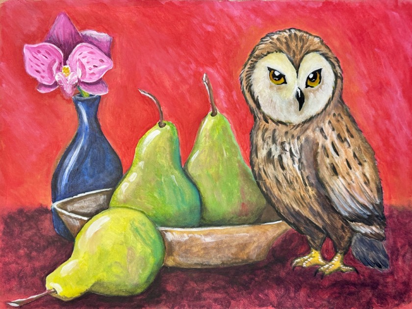 Orchids, Pears, and the Night Keeper