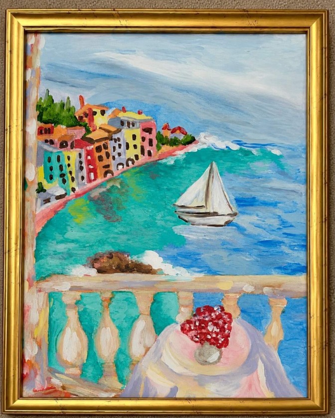 Balcony Above the Sea