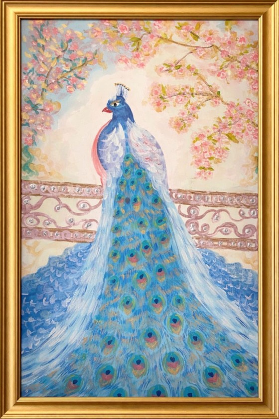 The Cascade of Spring: The Peacock Unveiled 