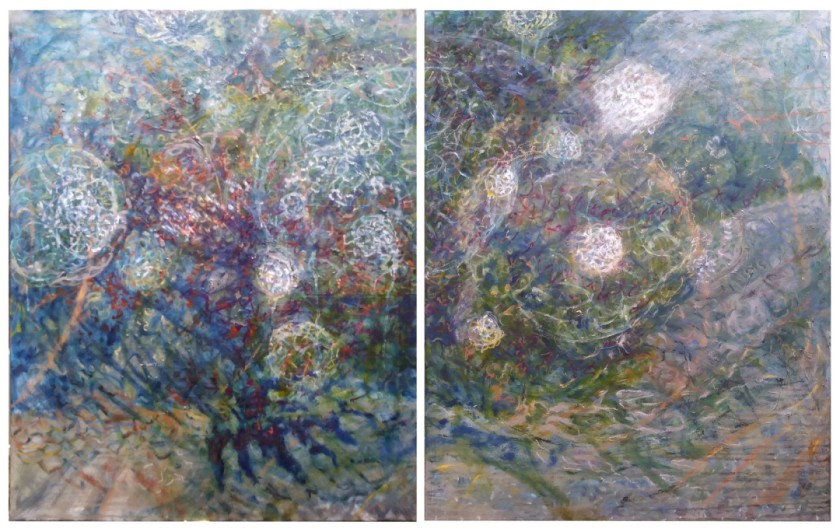 Bloom Diptych