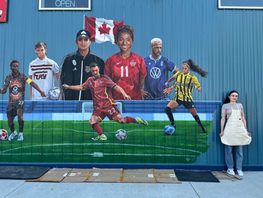 Red Card Soccer Mural- 2025