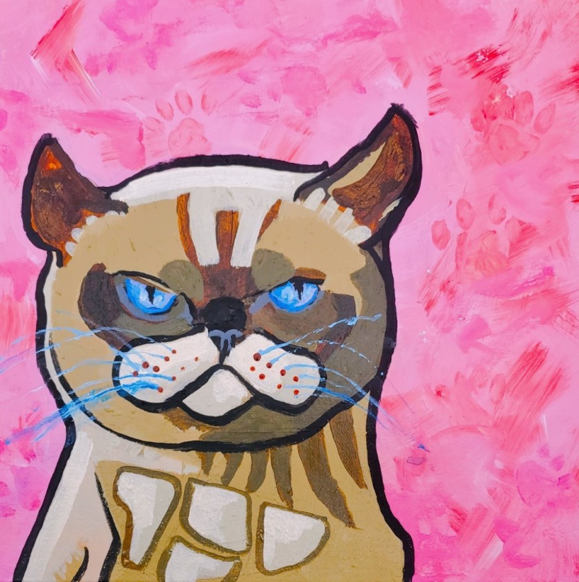Persian Feline_popart