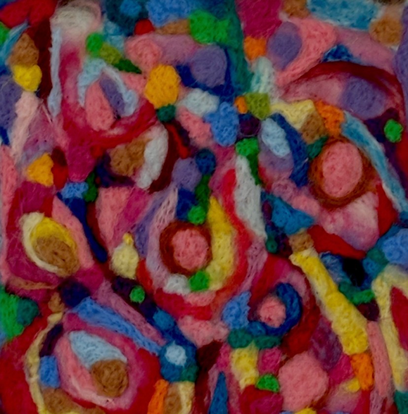 Colorful Wool Painting