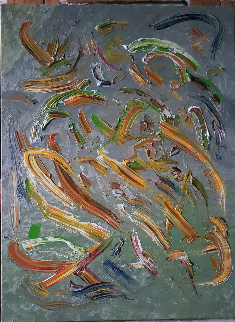 Athlete - artwork by william harwood:  