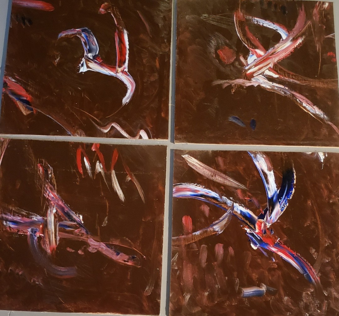 Dancers - artwork by william harwood:  