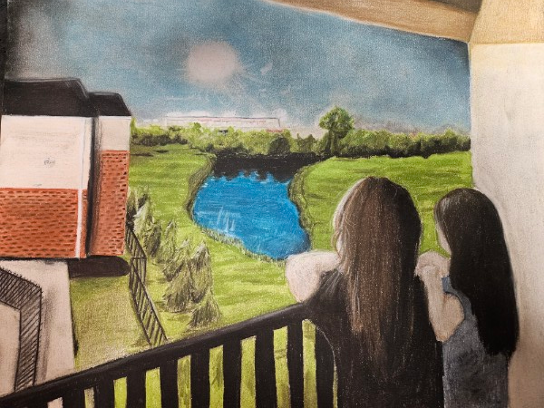 Reflecting Light - artwork by Zoe Mytides:  