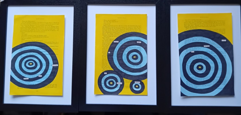Triptych, 'Five Eyeballs in Three Frames'