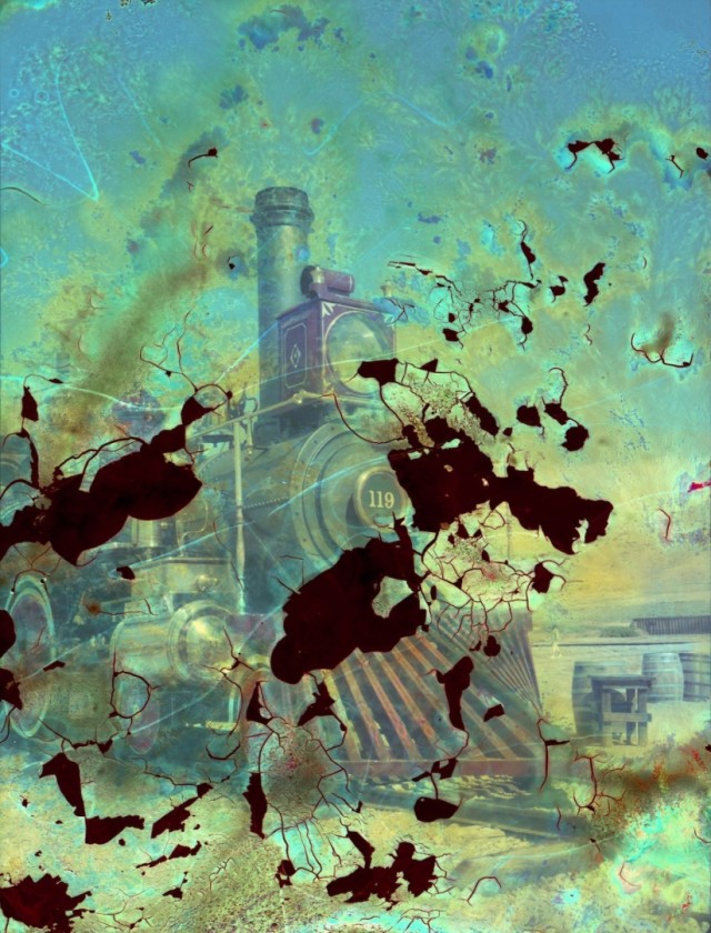 Locomotive at Promontory Point, Utah