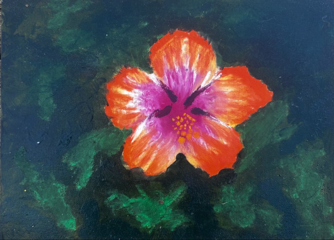 Hibiscus - artwork by Lila Zapotny:  