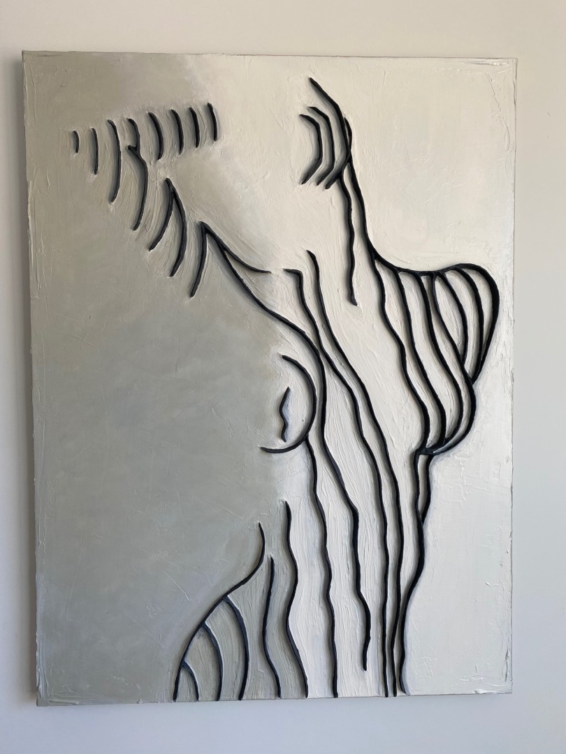 Layers III - artwork by Encarnacion Moya Martinez:  Abstract, Abstract, Mixed Media, Canvas