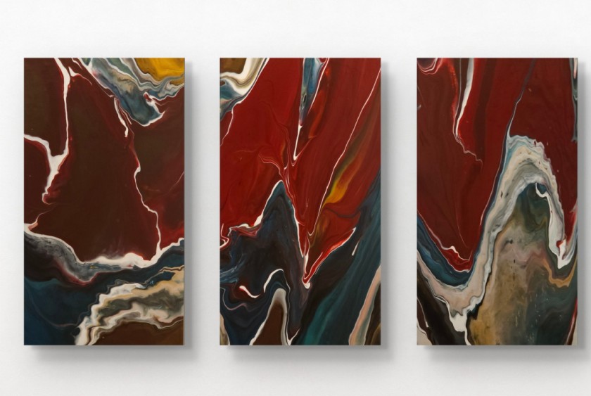 Under the Surface (Triptych)