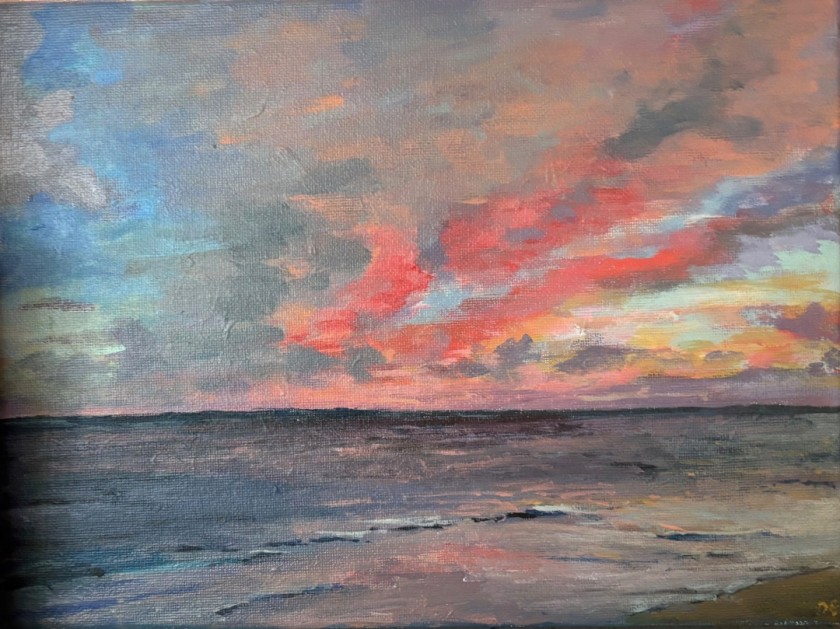 Sunset at the Ocean