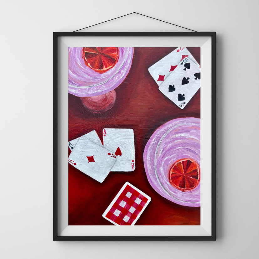 Drinks and cards