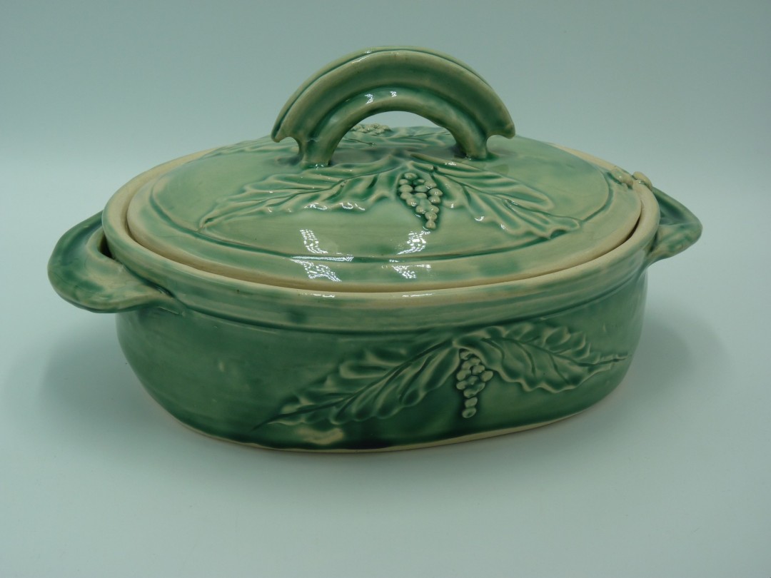 Lidded Casserole - artwork by Phyllis Klima:  
