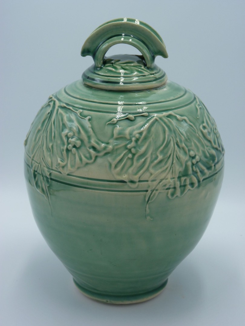 Art Nouveau Style Jar - artwork by Phyllis Klima:  