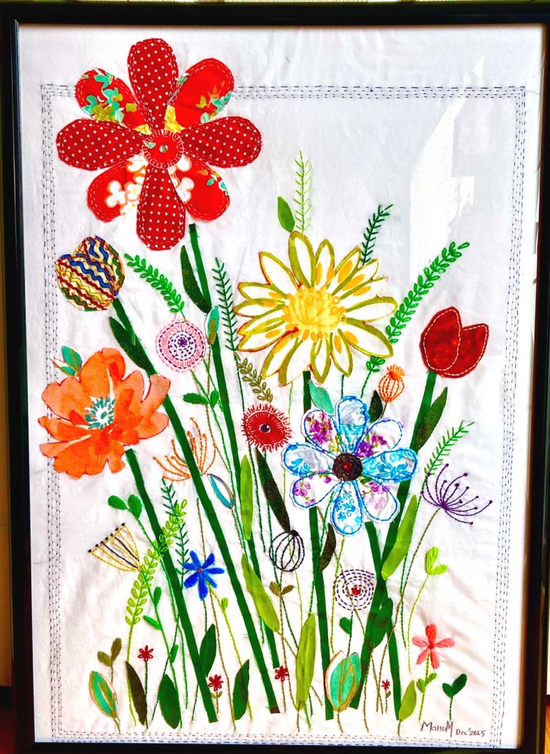 Happy Moment - artwork by Manu Majumdar:  