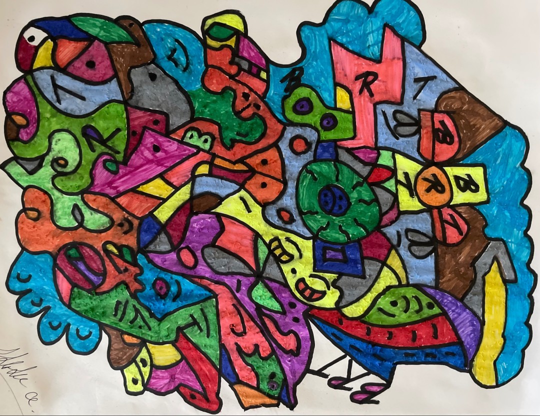 STONE-MAN - artwork by SHELDON STEPHENS:  Abstract, Abstract, Other, Paper