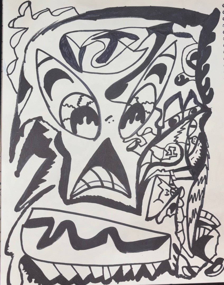 AHHH! - artwork by SHELDON STEPHENS:  Abstract, Abstract, Other, Paper