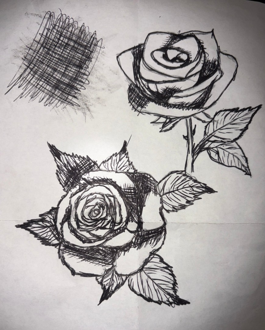 The beauty in despare - artwork by Nevaeh Parker:  