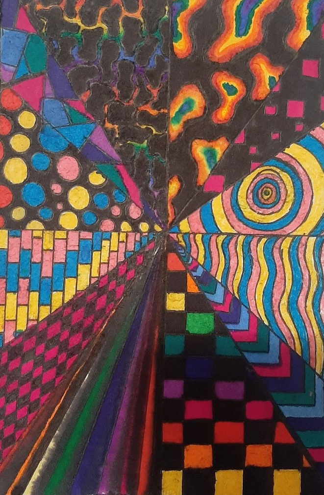 My mind - artwork by Nevaeh Parker:  