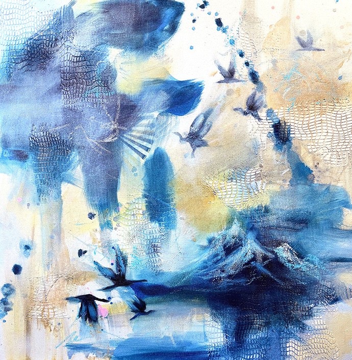 Fly Home, Avian Abstract