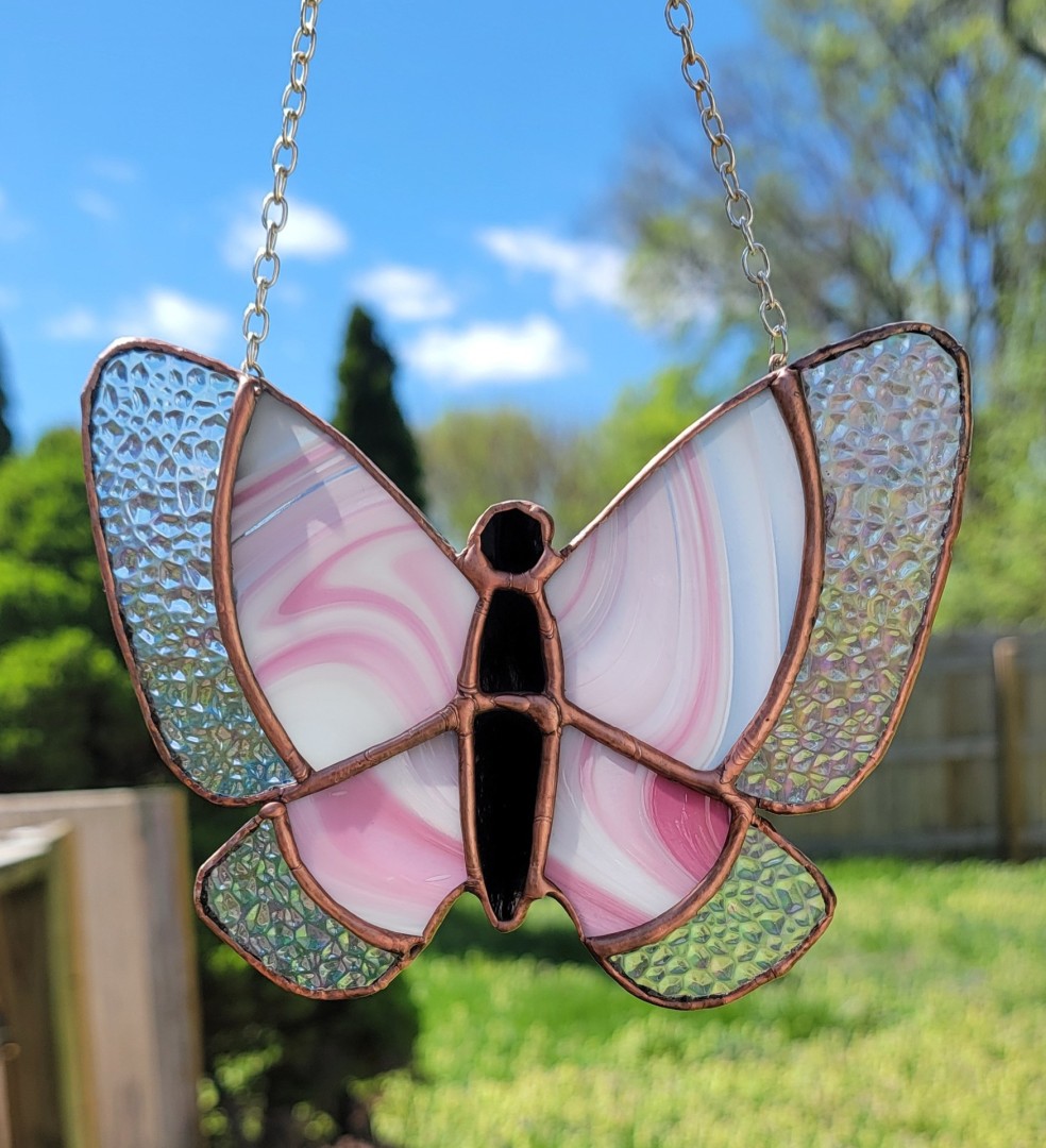 Pink Butterfly  - artwork by Kristi Geary:  