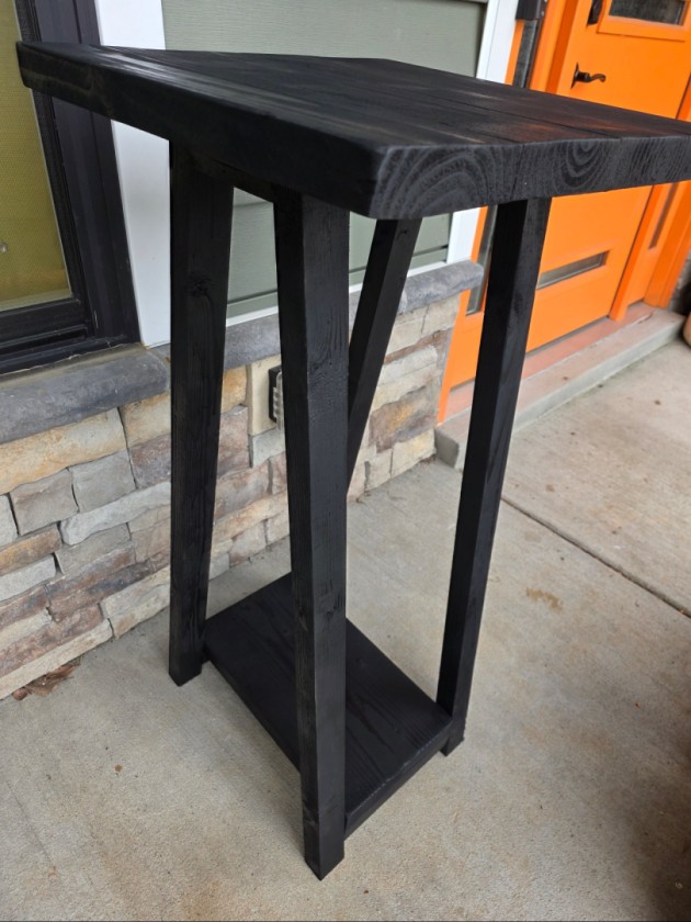 Tall outdoor bar table