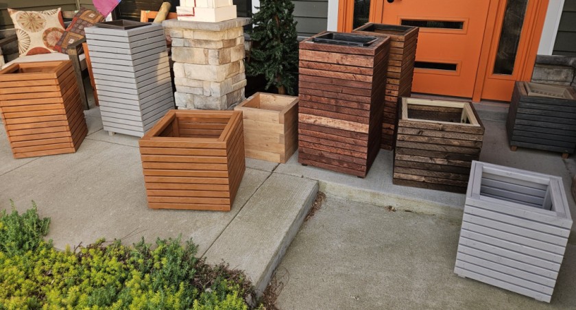 Handmade planters (various shapes and sizes!)