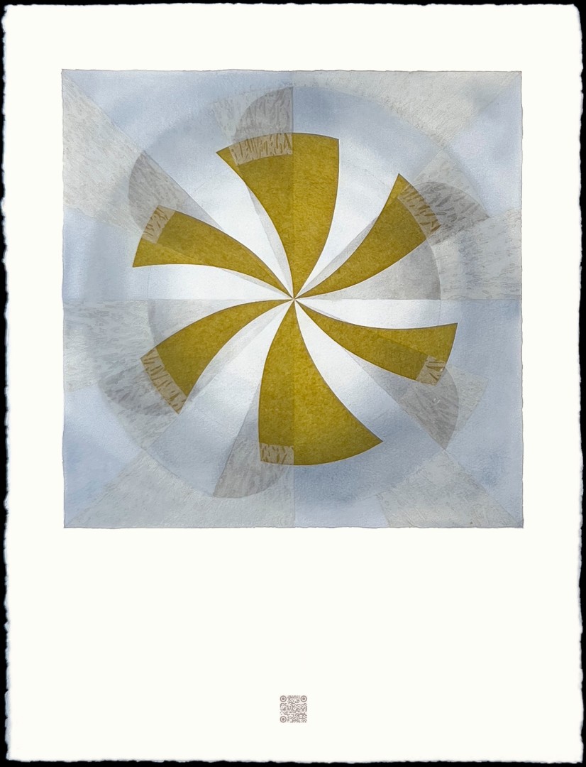 Good Vibrations - artwork by Karin Schminke:  Nature, Abstract, Mixed Media, Paper