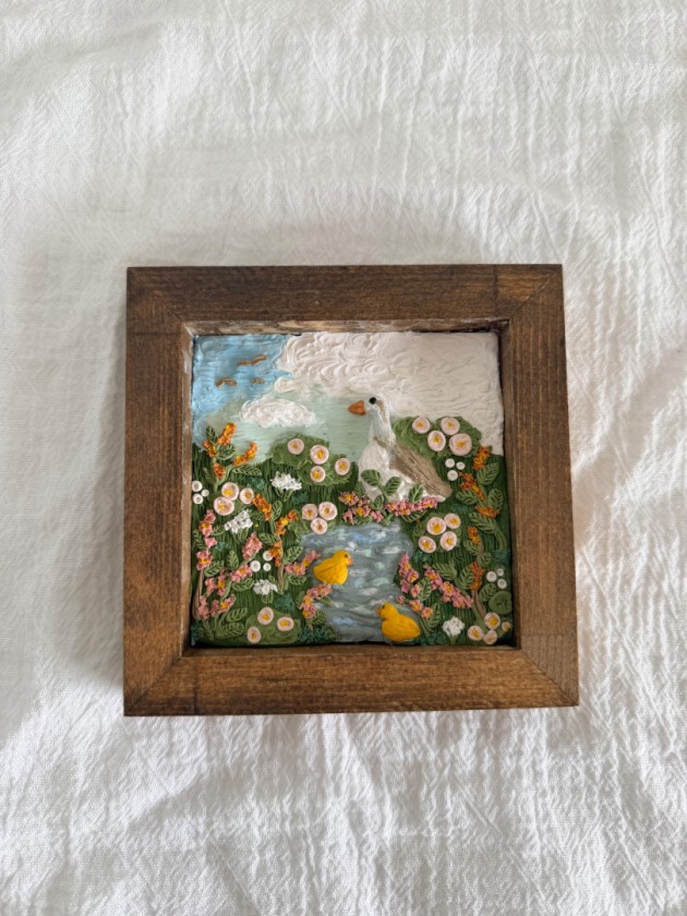 little duckling clay scape 