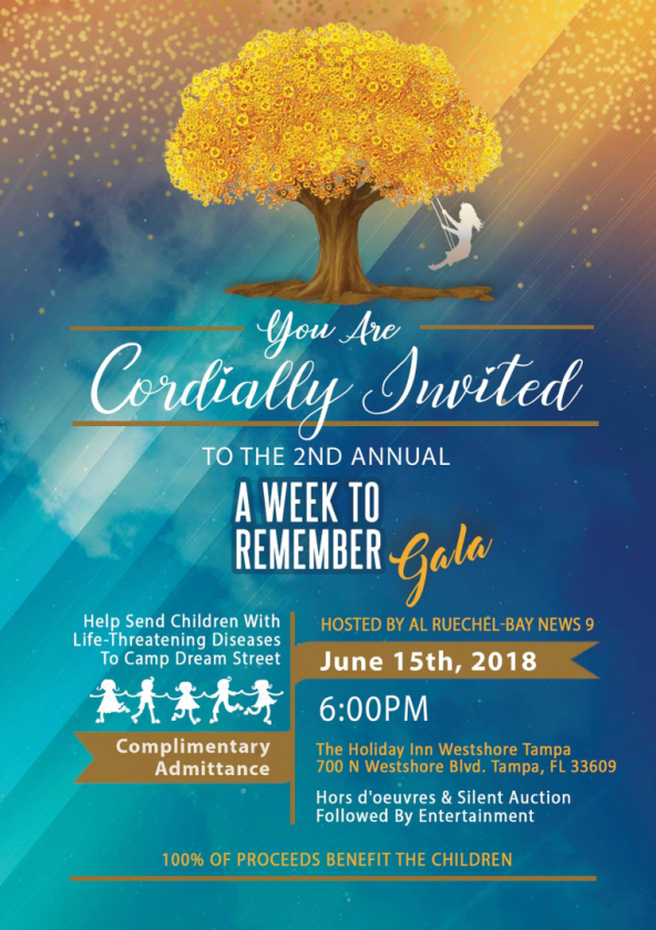 A Week to Remember Fundraiser Invitation