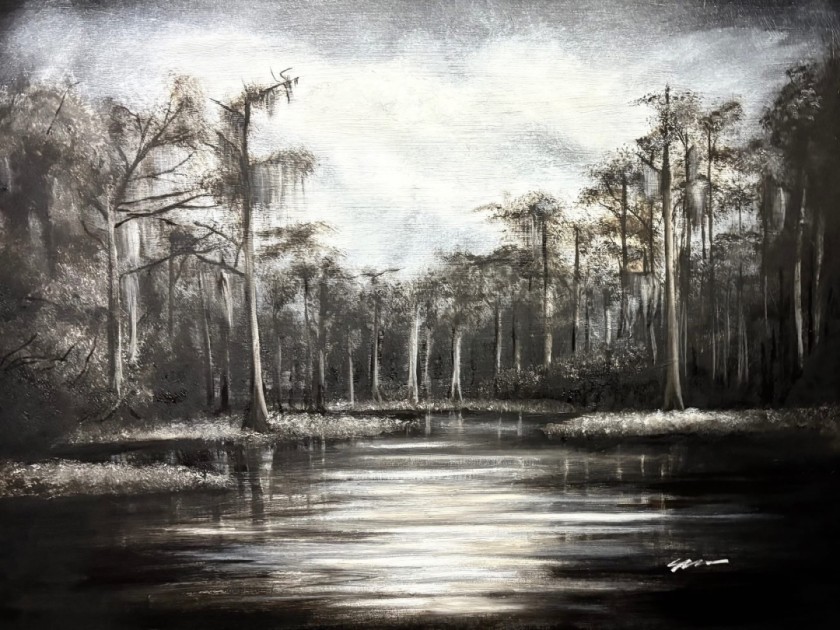 Solitude Under Cypress