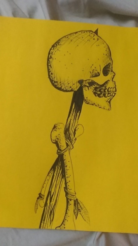Head on a Pike Illustration