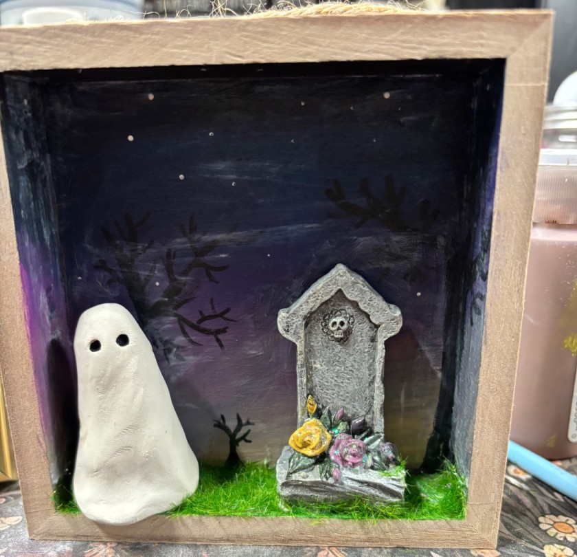 Ghostly at the Cemetery