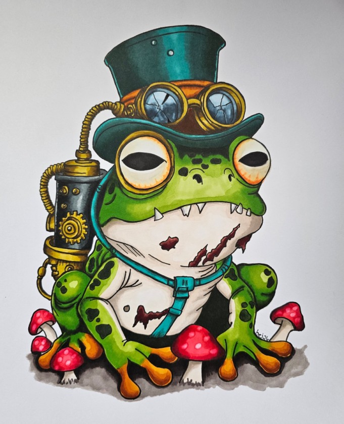 SteamPunk Frog 