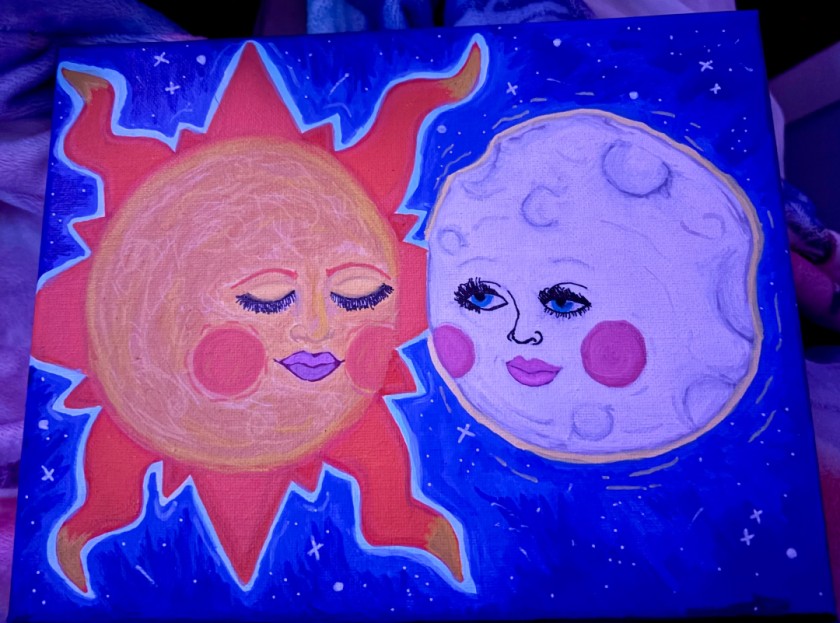 Sun and Moon say Hello
