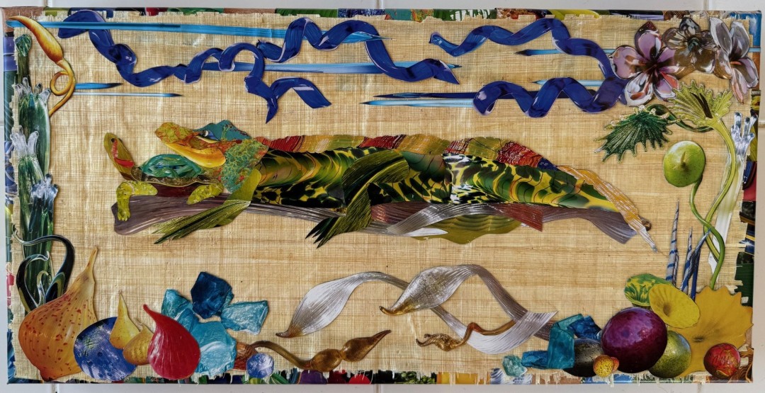 The Glass Swamp - Mixed Media, Mixed Media, Nature, Other, Canvas (stretched)