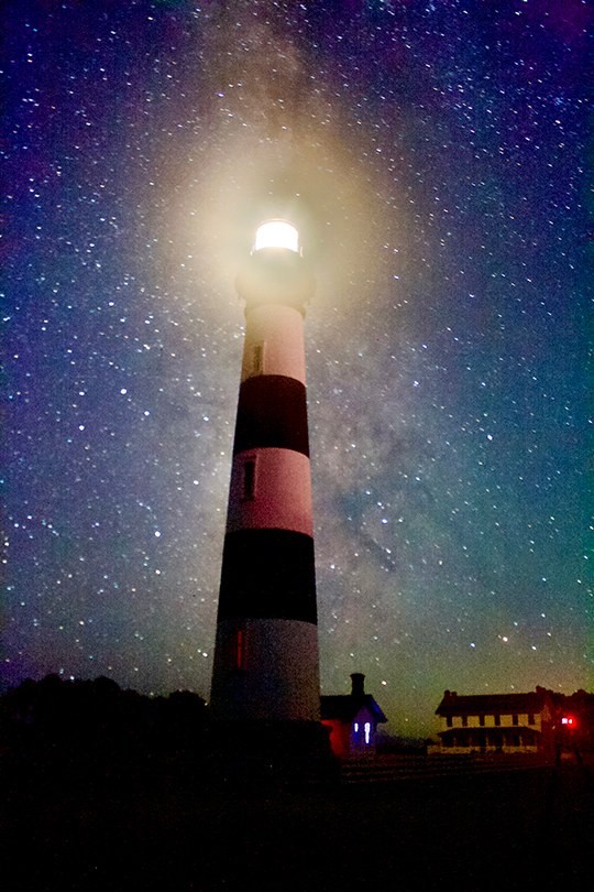 Bodie Island lighthouse and Milky Way