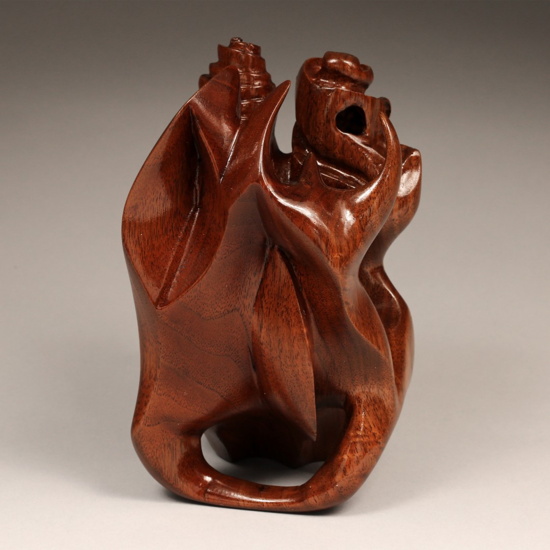 The Ancestor's Reach - Sculpture / 3D / Wood, Wood, Figures, Abstract