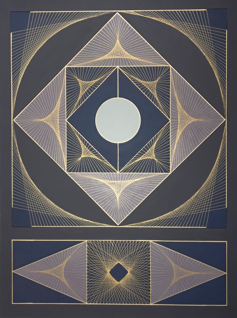 Orbital Stasis - Mixed Media, Mixed Media, Abstract, Modern, Canvas