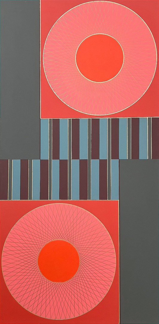 Dual Resonance - Mixed Media, Mixed Media, Abstract, Modern, Canvas