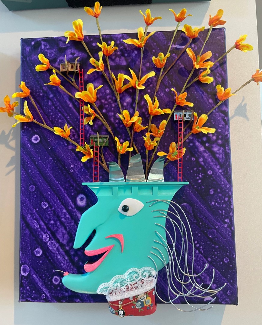 Pop Top - Mixed Media