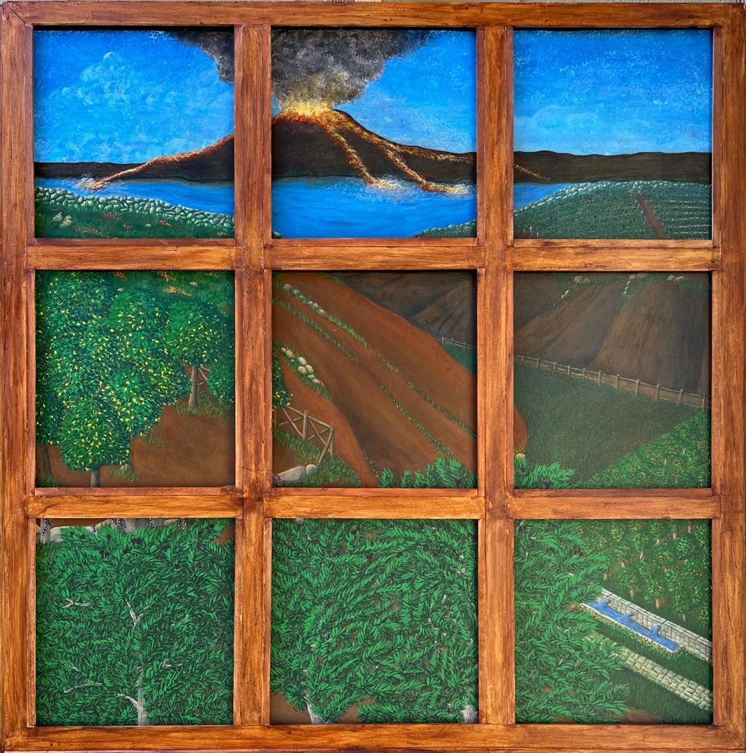 Point of View - Painting, Acrylic, Nature, Primitive, Canvas